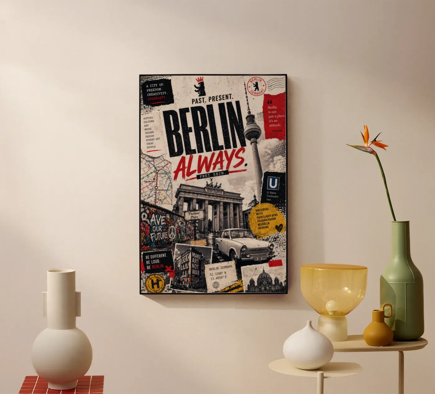 Sempre Berlino plexiglass da Elinarts