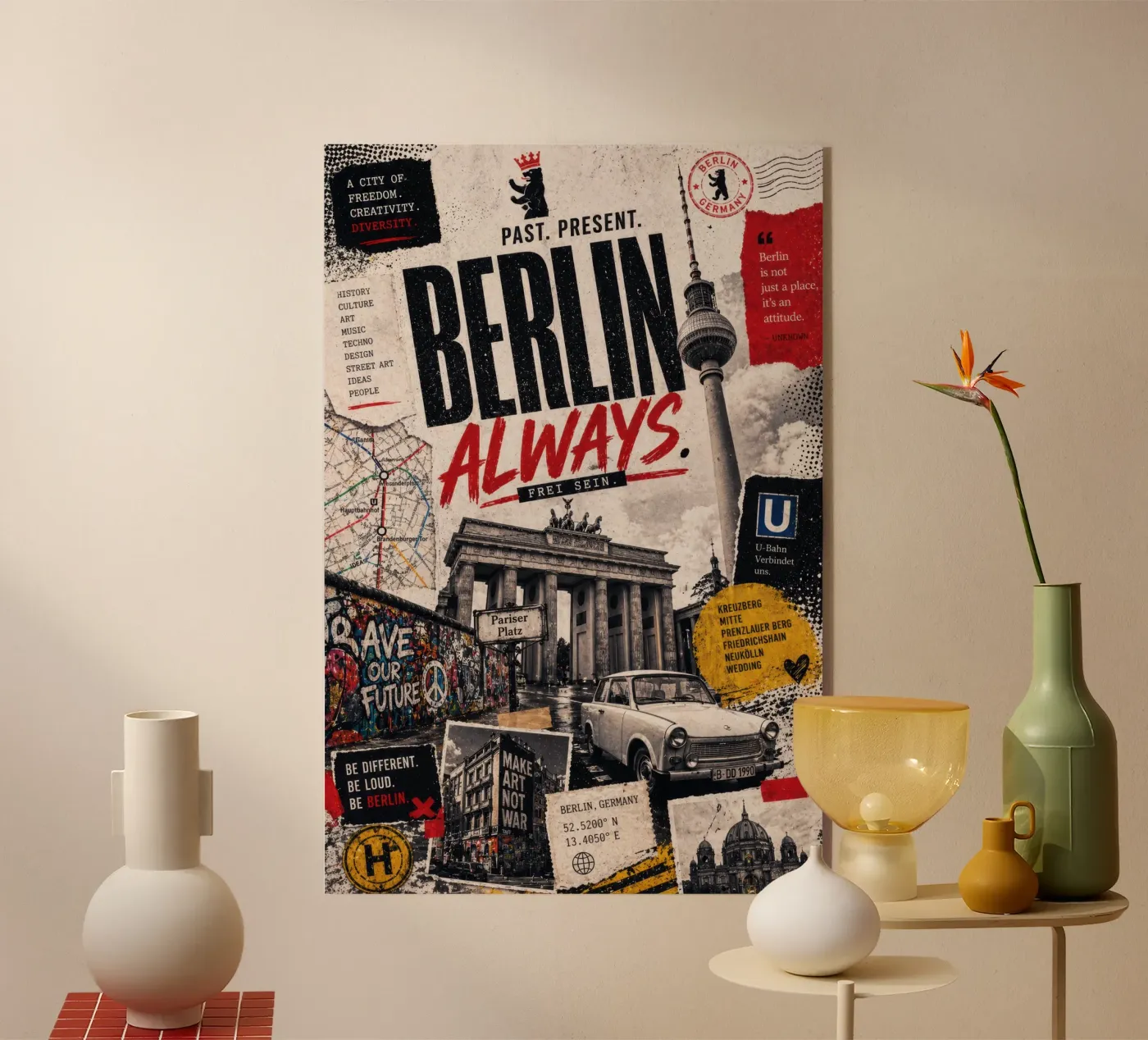 Sempre Berlino plexiglass da Elinarts