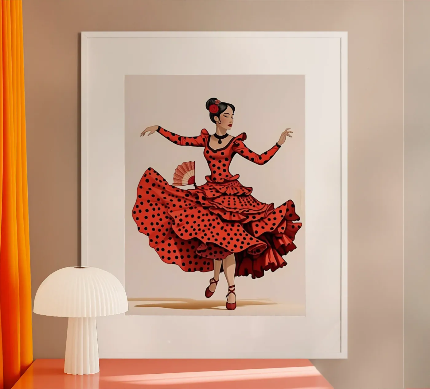Flamenco poster by Niki
