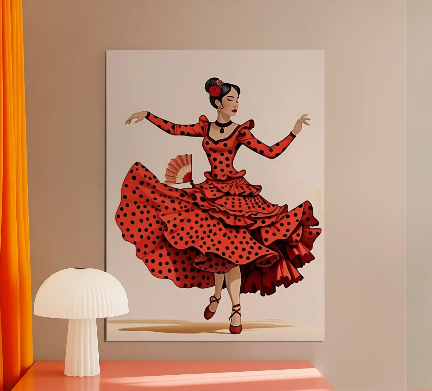 Flamenco poster by Niki