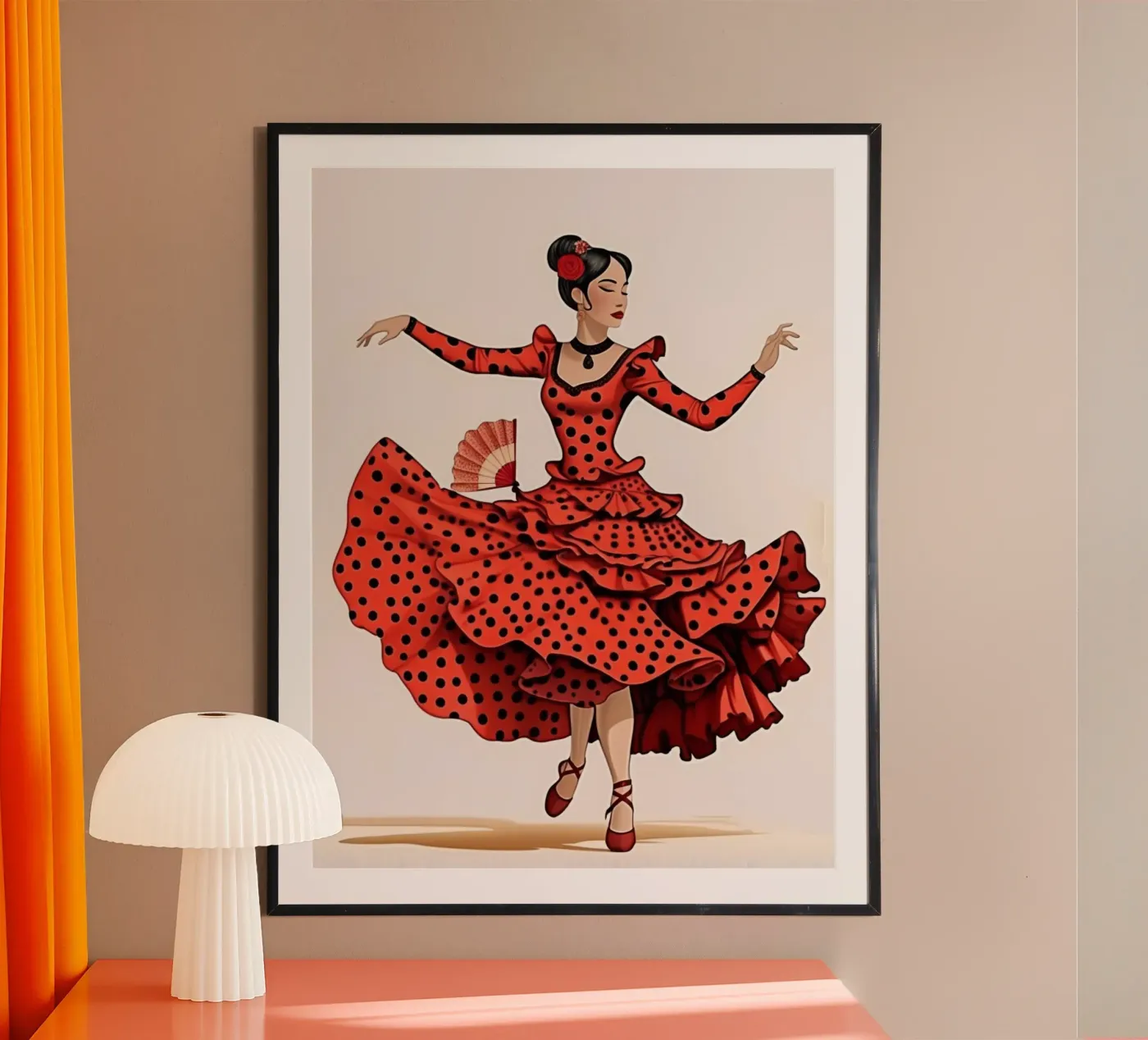 Flamenco poster by Niki