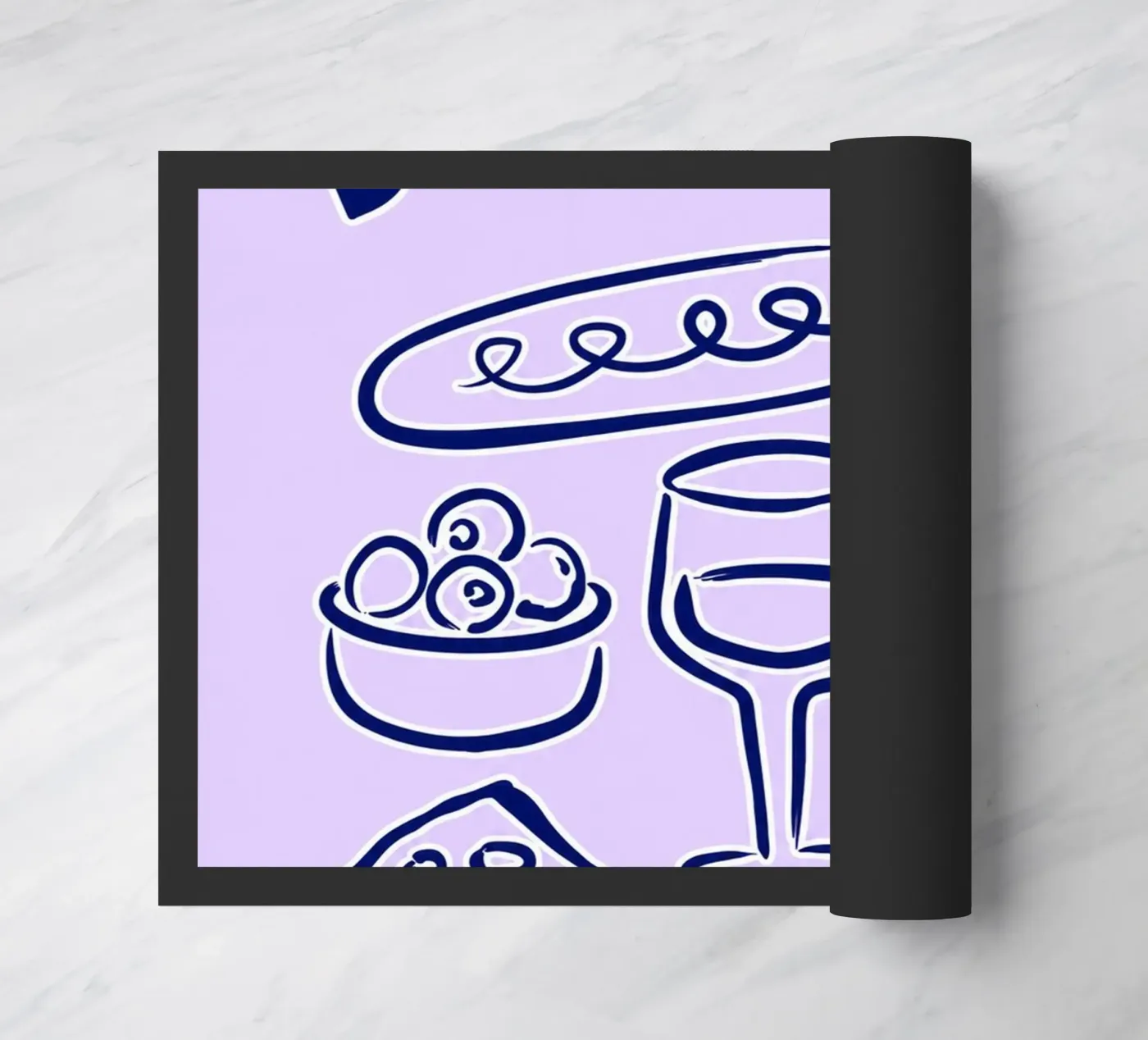 Bon appétit doormat by citralake