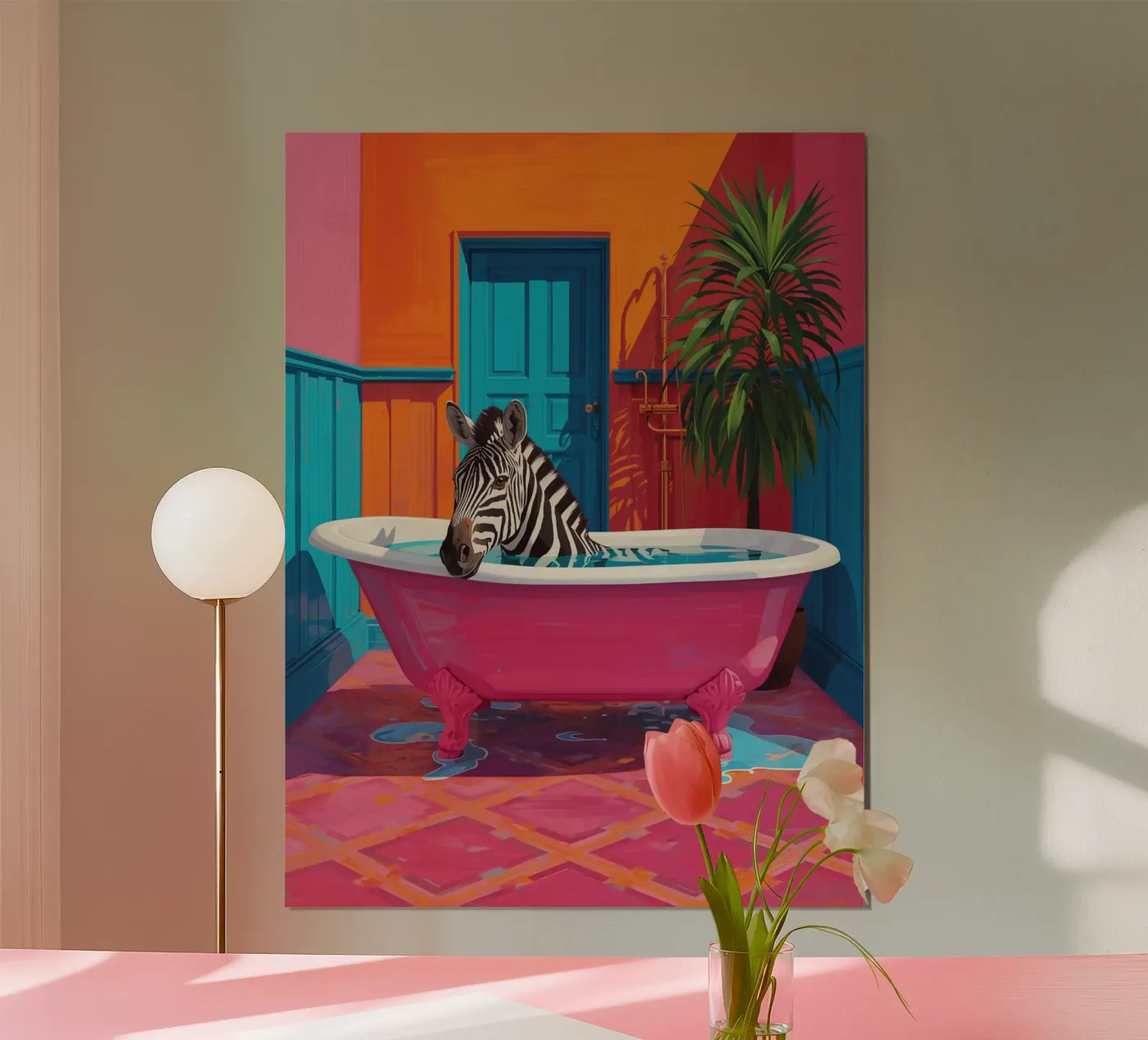 Zebra relax poster da kat