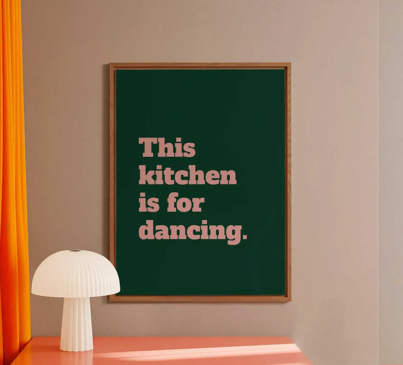 this kitchen is for dancing. forex plate by Pillips Studio