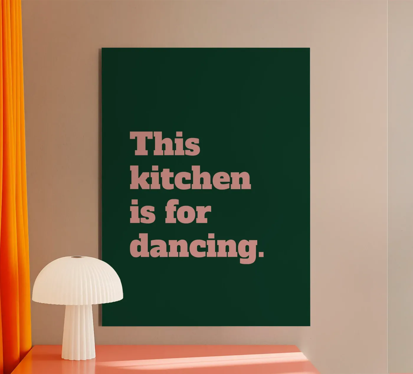 this kitchen is for dancing. forex plate by Pillips Studio