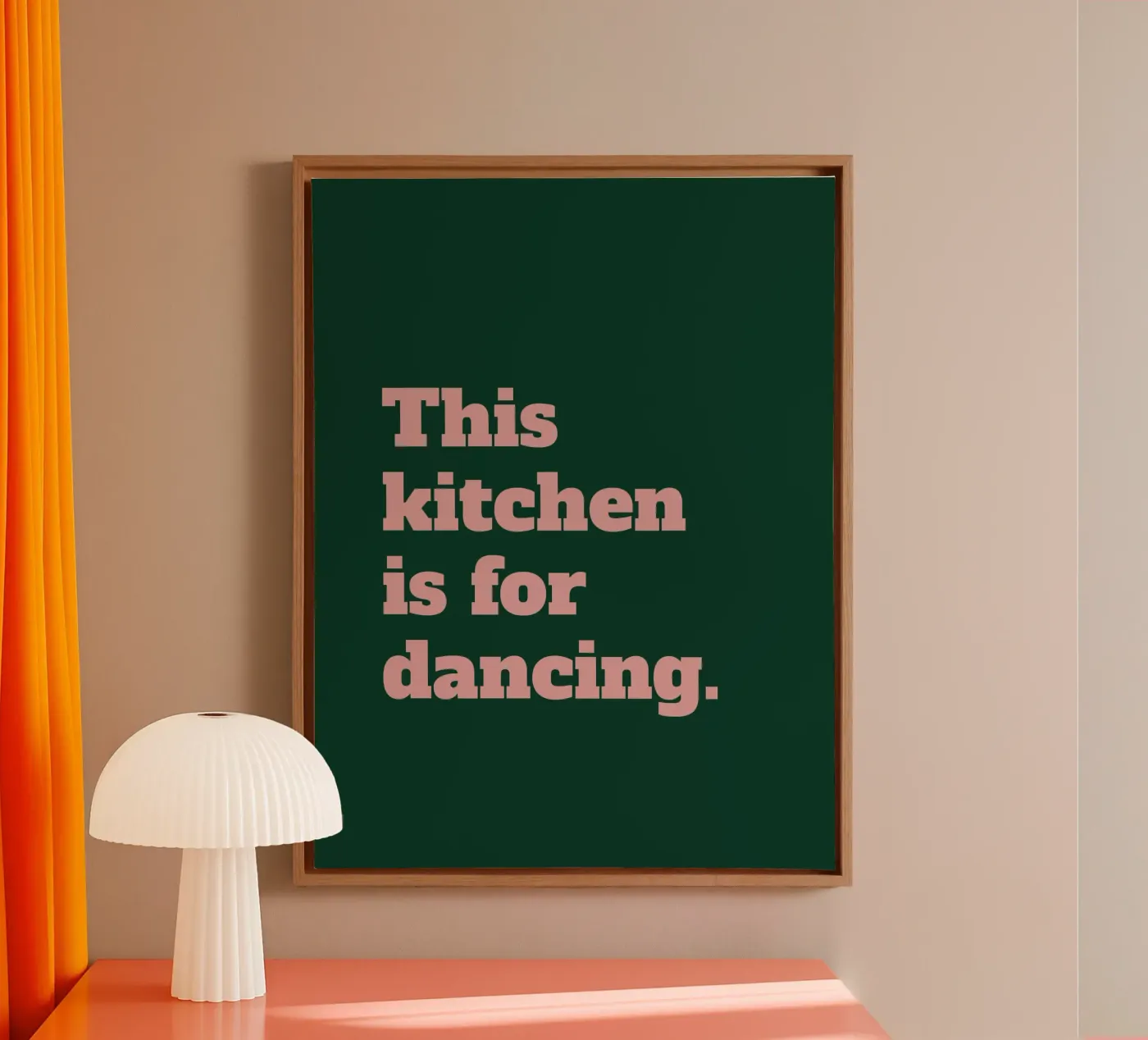 this kitchen is for dancing. tela da Pillips Studio