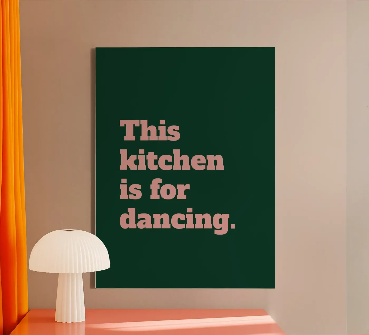 this kitchen is for dancing. tela da Pillips Studio