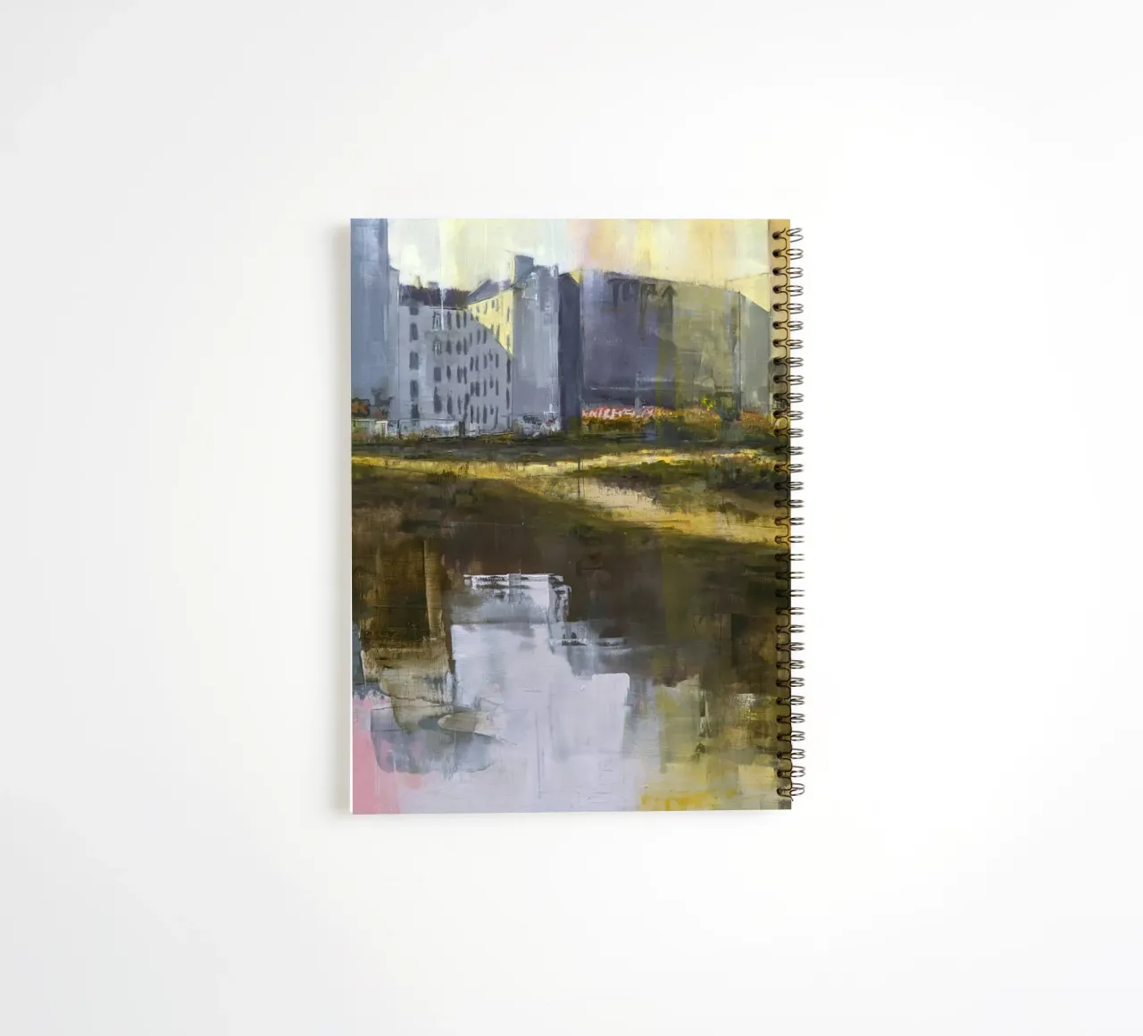 "BERLIN_23_02" City view Berlin Painting spiral notebook by Eduard Warkentin Art