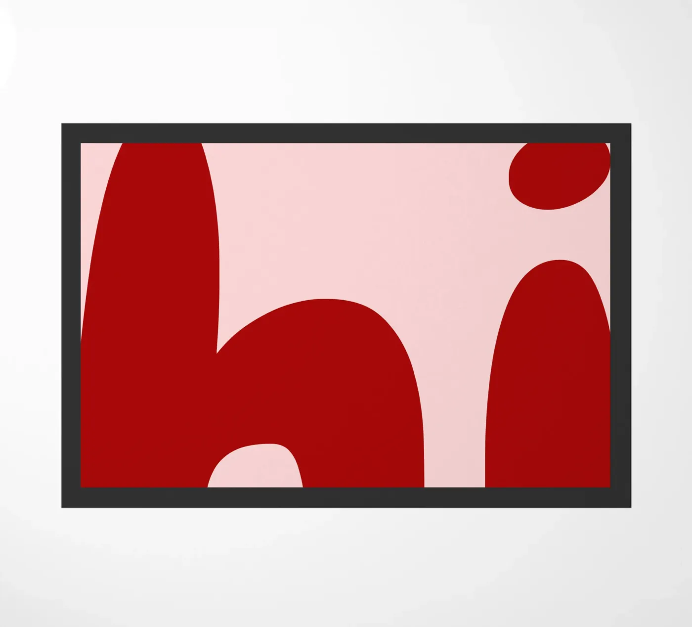 hiii doormat by Pillips Studio