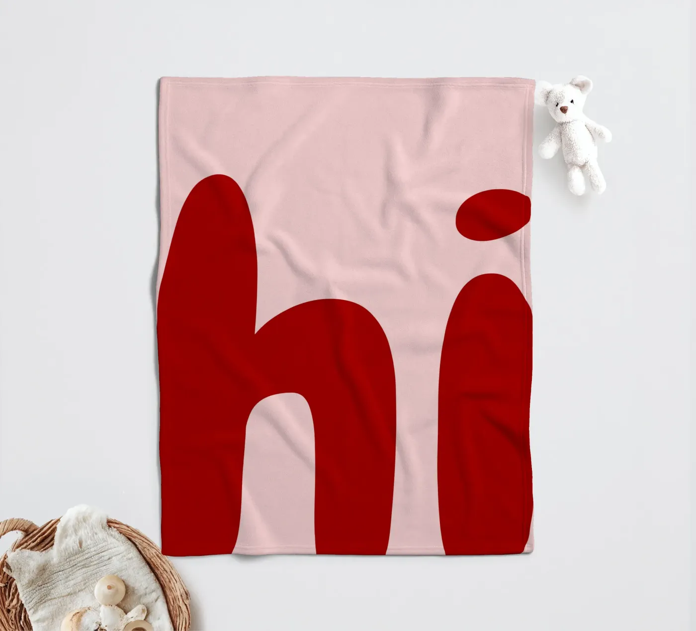 hiii Fleecedecke von Pillips Studio