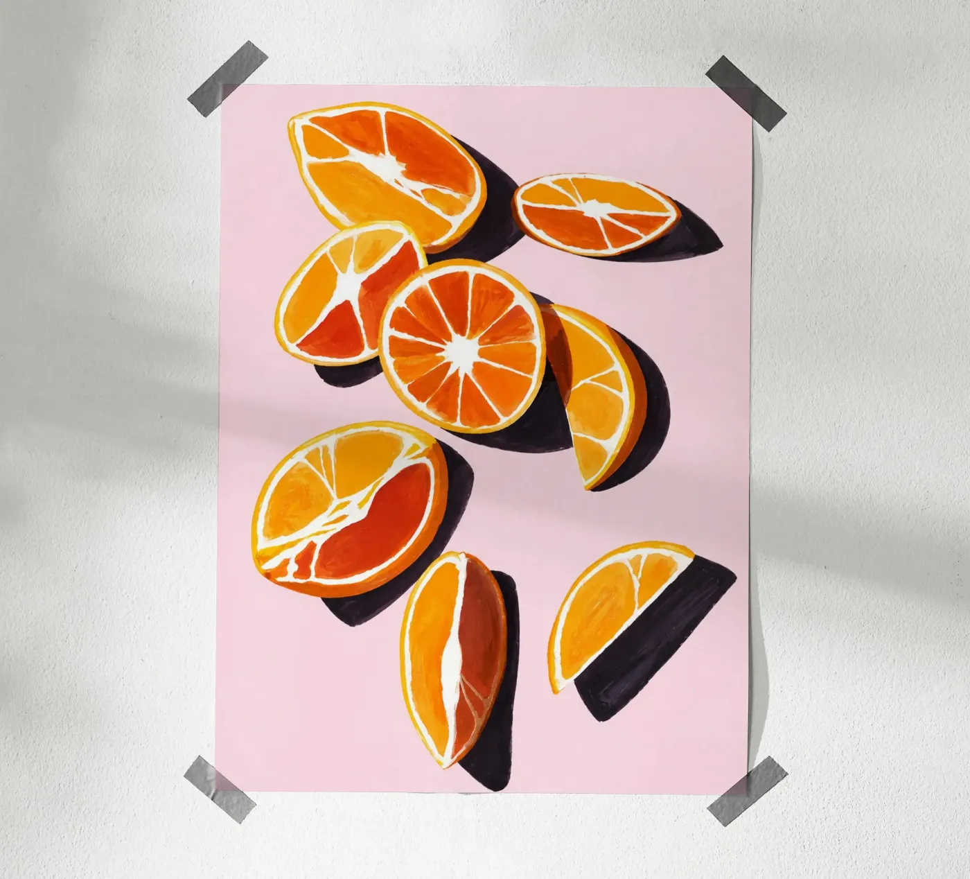 orange poster by citralake