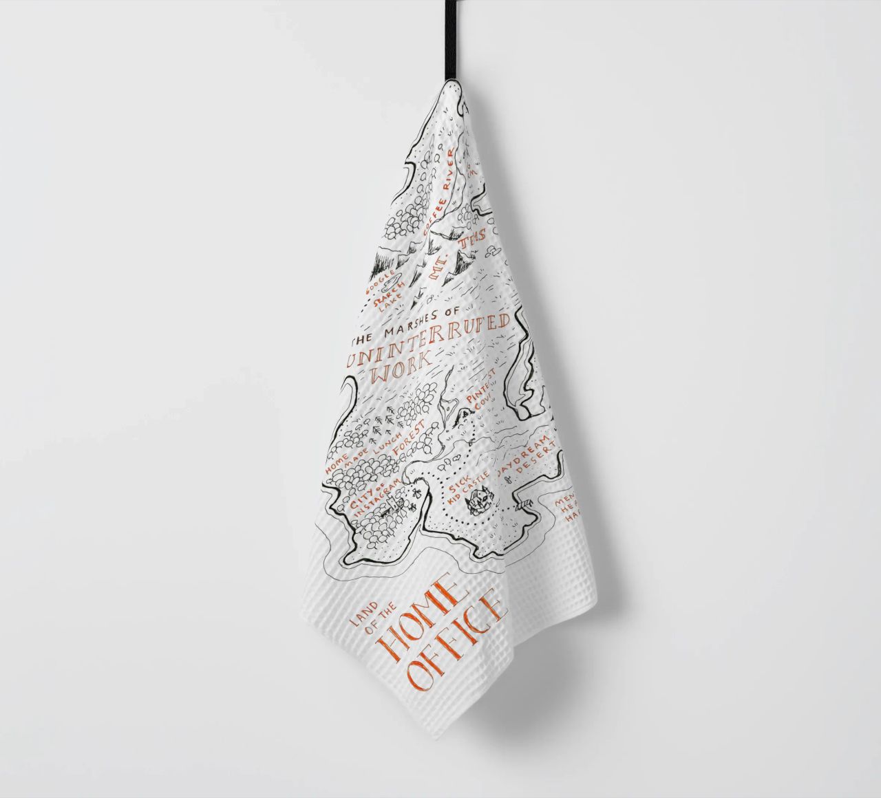 Fantasy Map "Home Office" torchon de sonst_noch_was