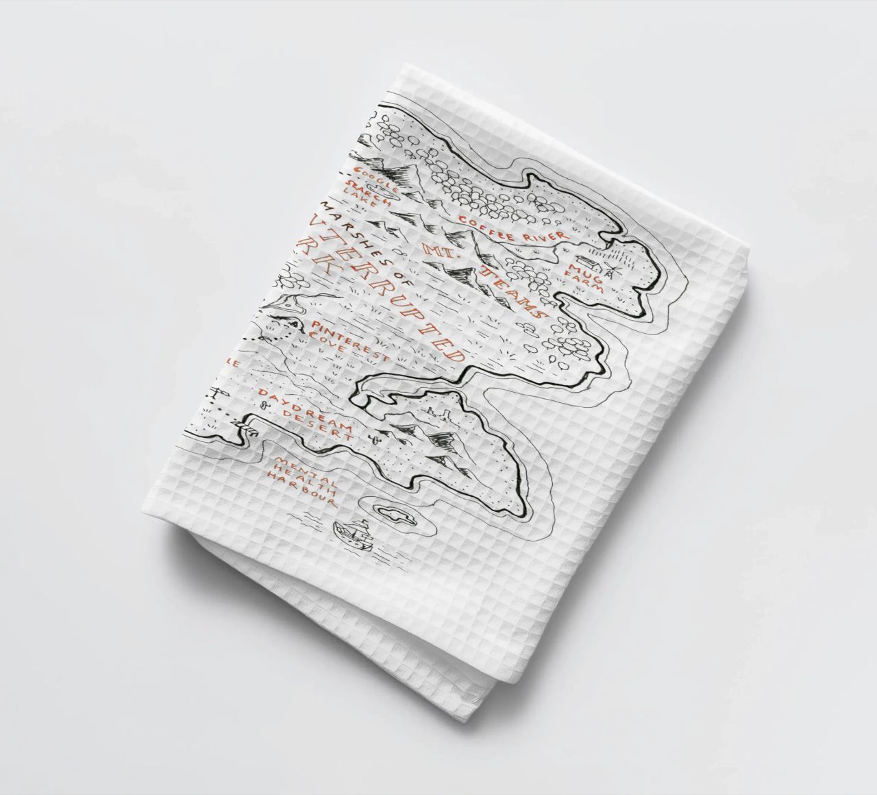 Fantasy Map "Home Office" torchon de sonst_noch_was