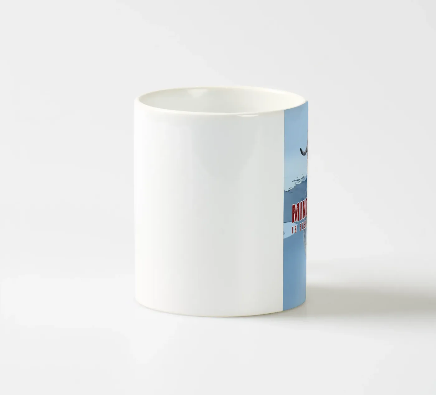 mindset is everything ceramic mug by citralake