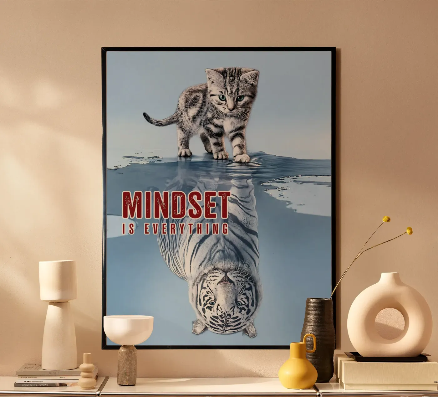 mindset is everything poster by citralake