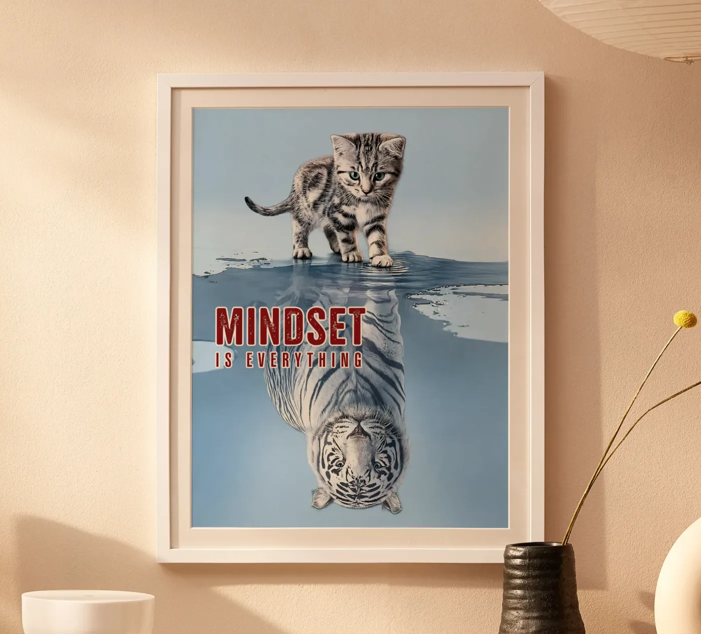 mindset is everything poster by citralake