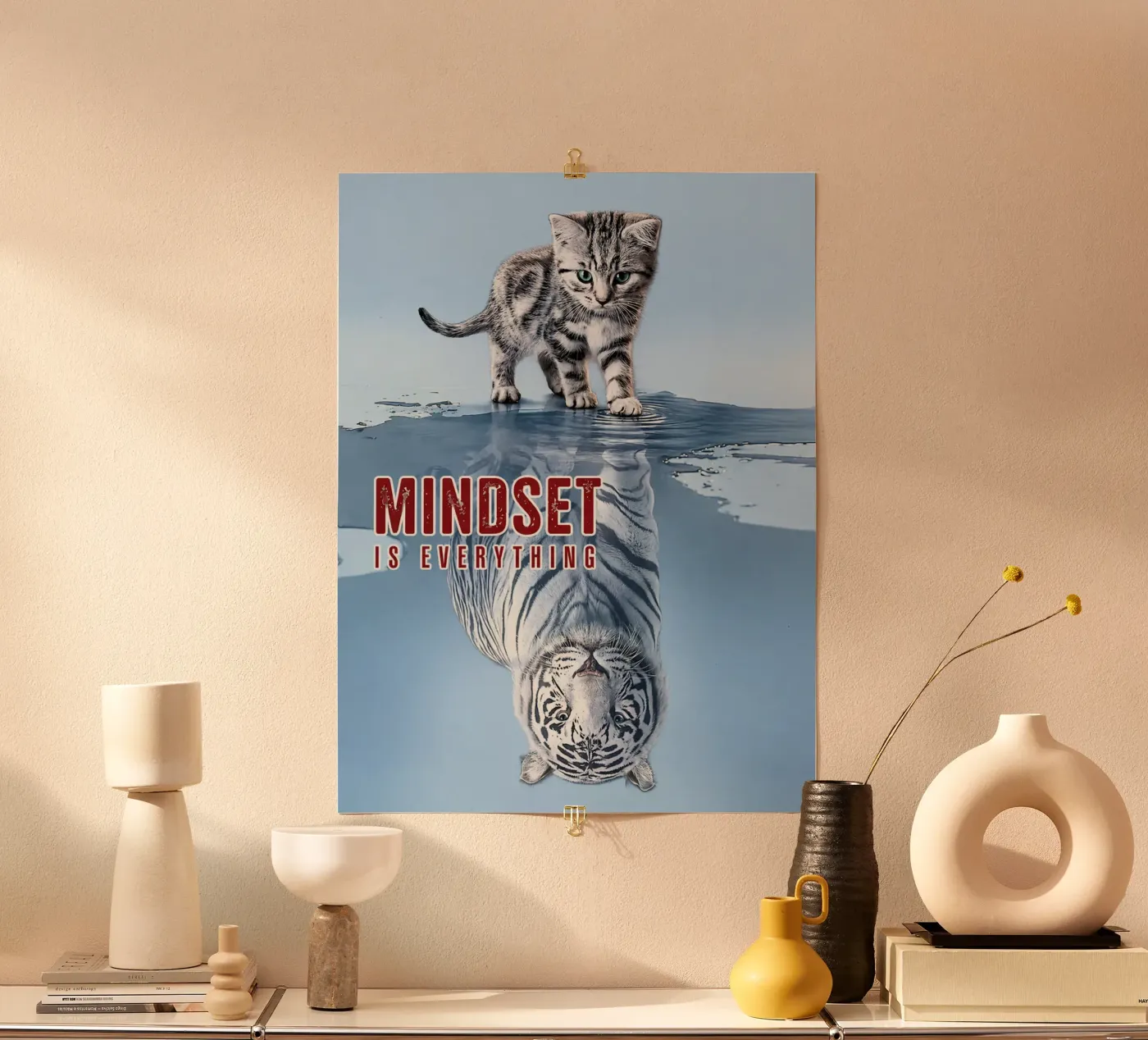 mindset is everything poster by citralake