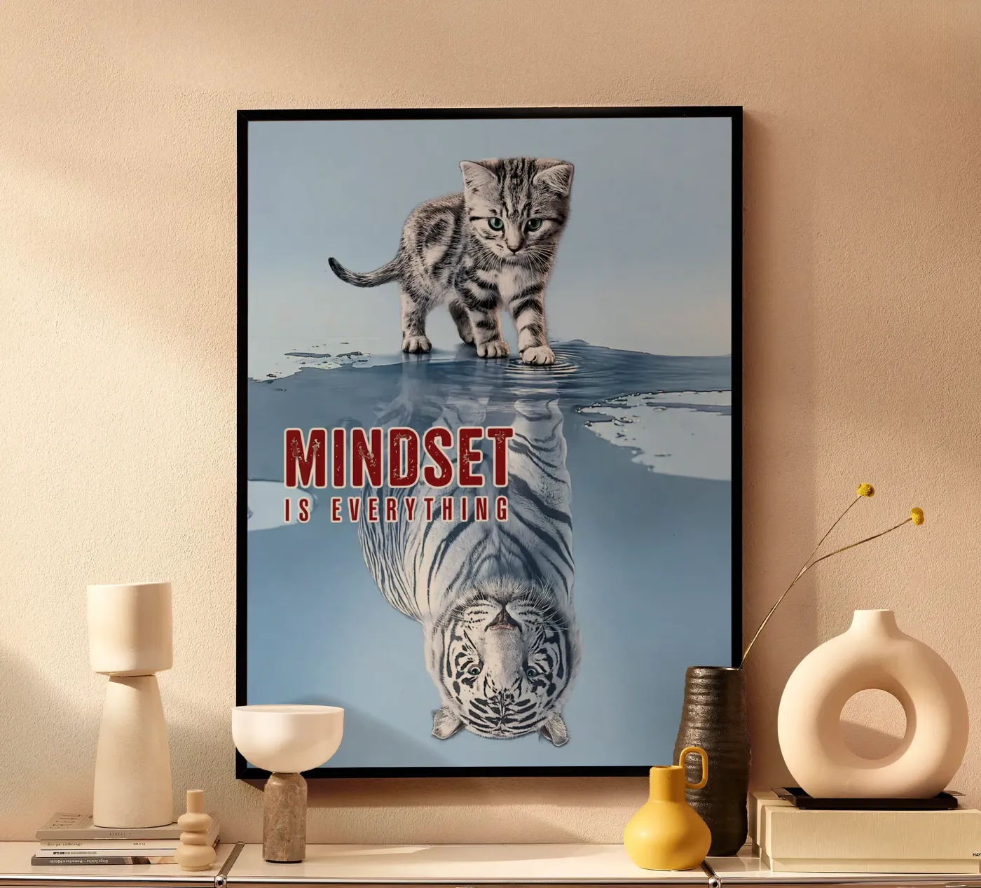 mindset is everything poster by citralake