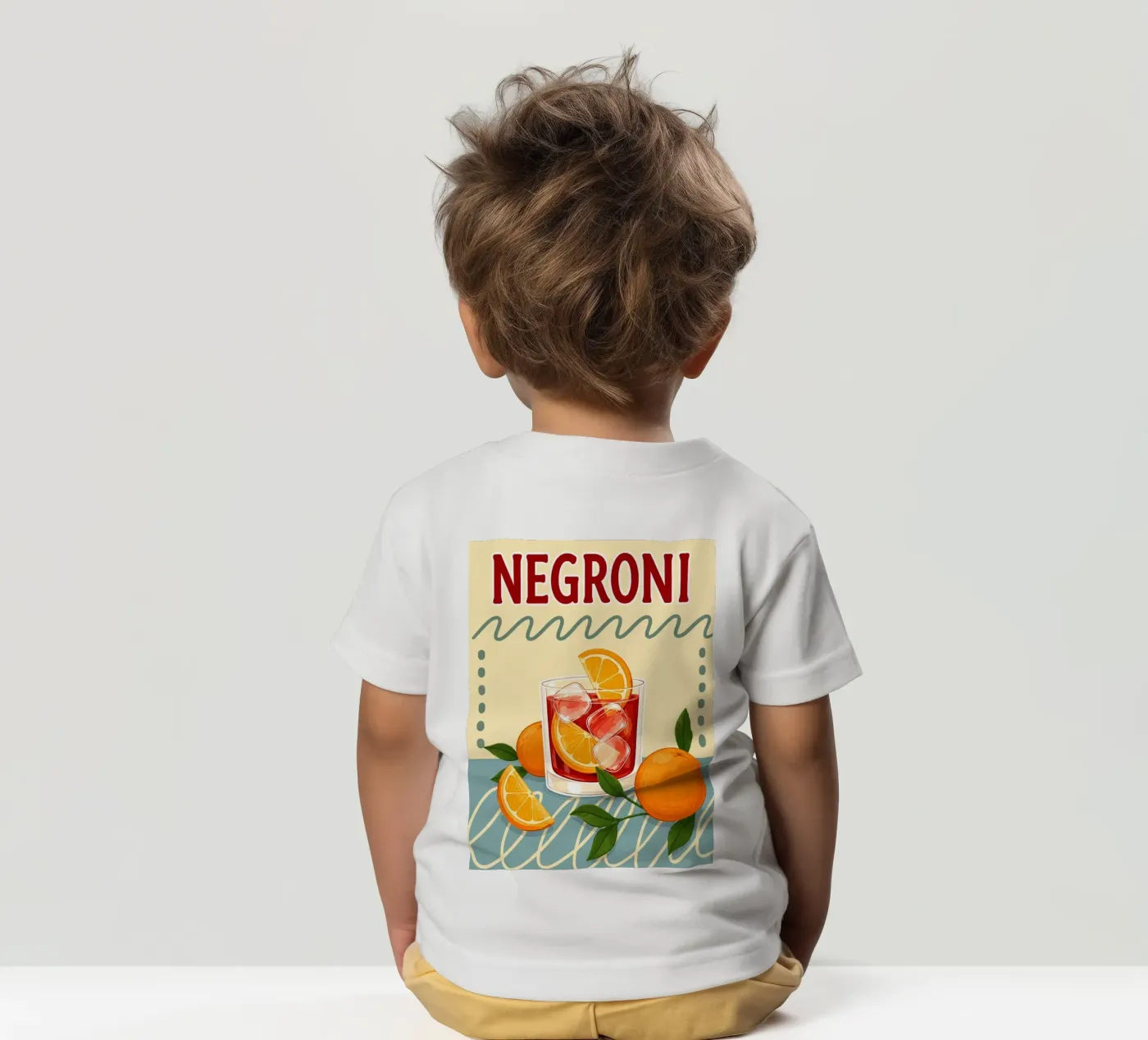negroni t-shirt bambini da citralake