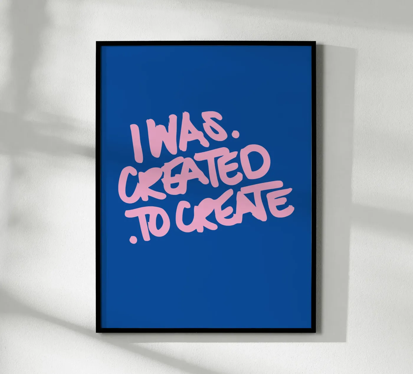 Created to Create poster by Tamsen Design