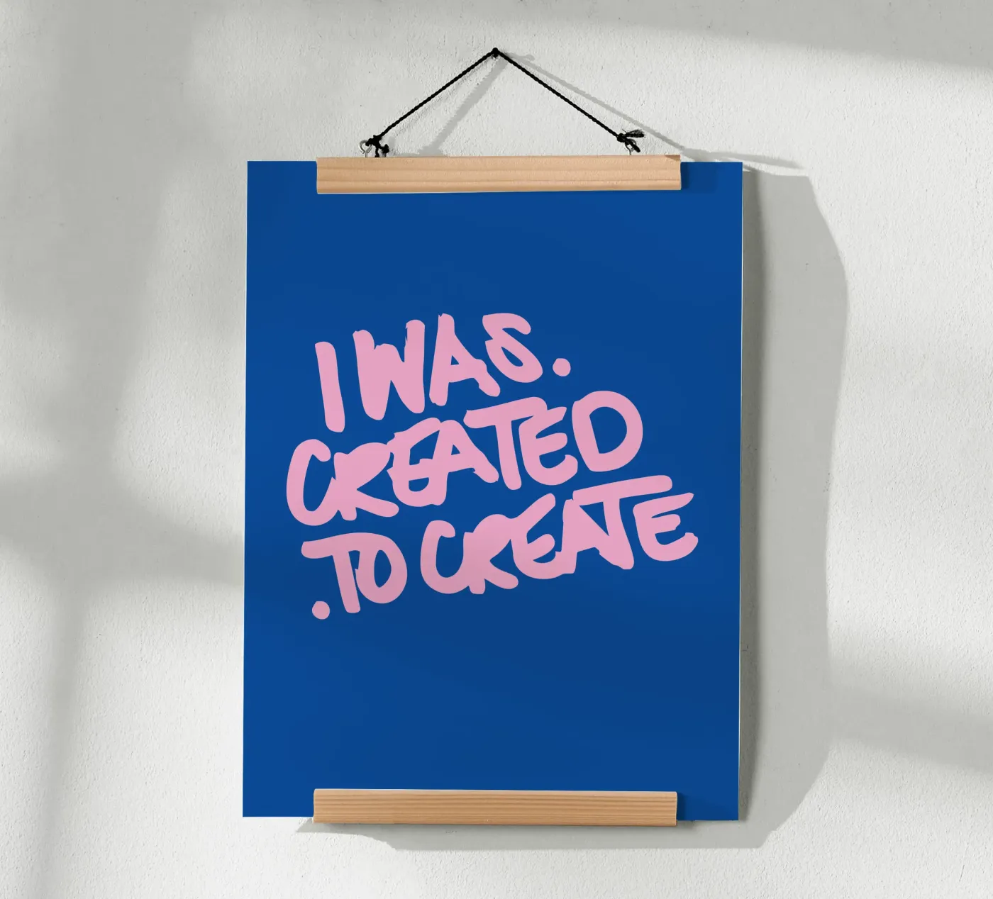 Created to Create poster by Tamsen Design