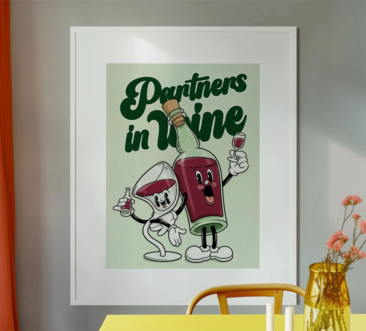 Weinpartner Poster von citralake