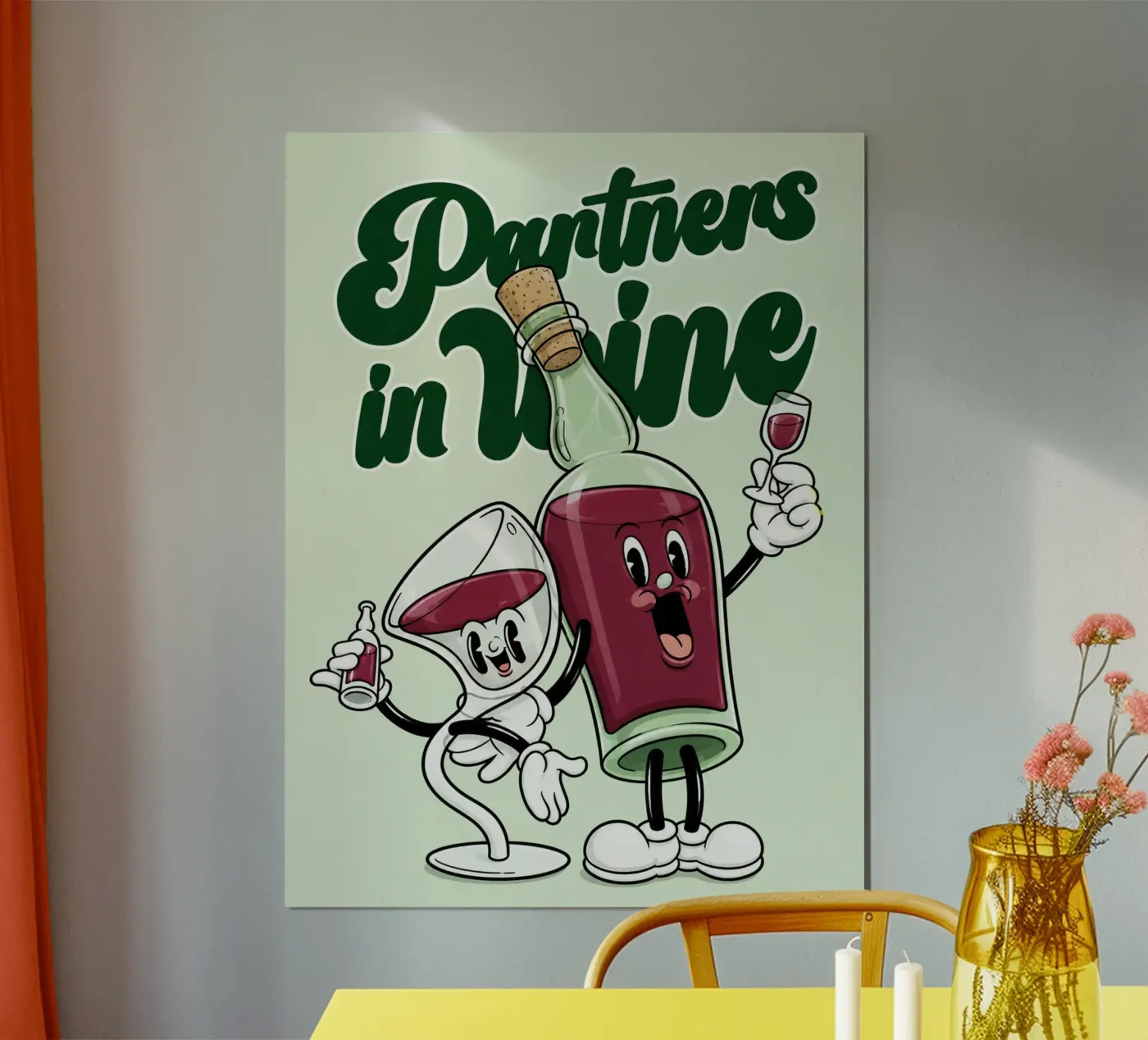 Weinpartner Poster von citralake