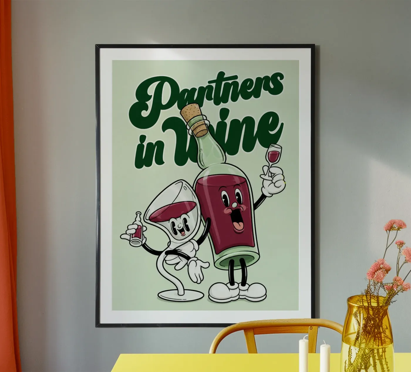 Weinpartner Poster von citralake