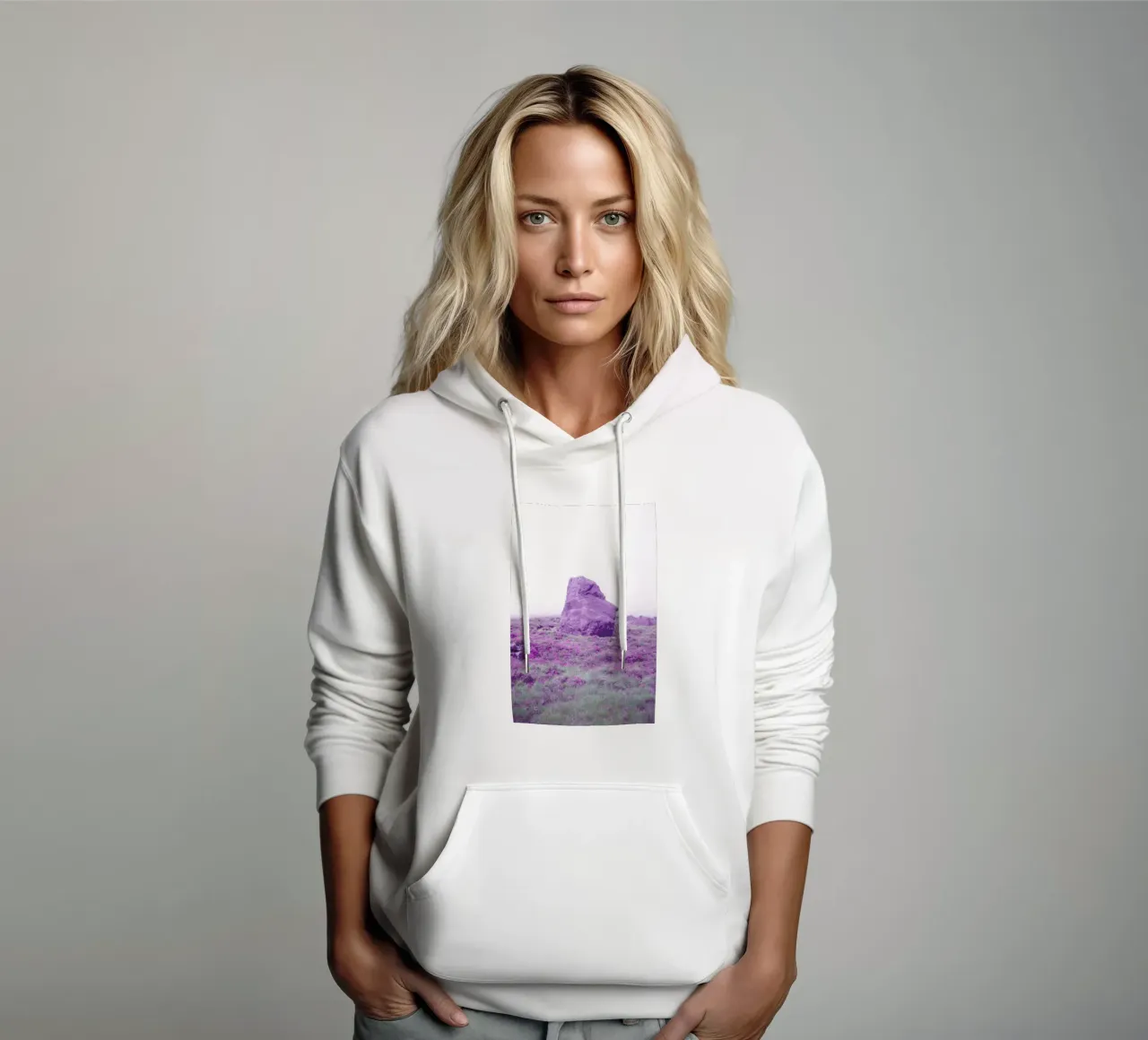 Up In The Fog felpa con cappuccio da Jan Luzar