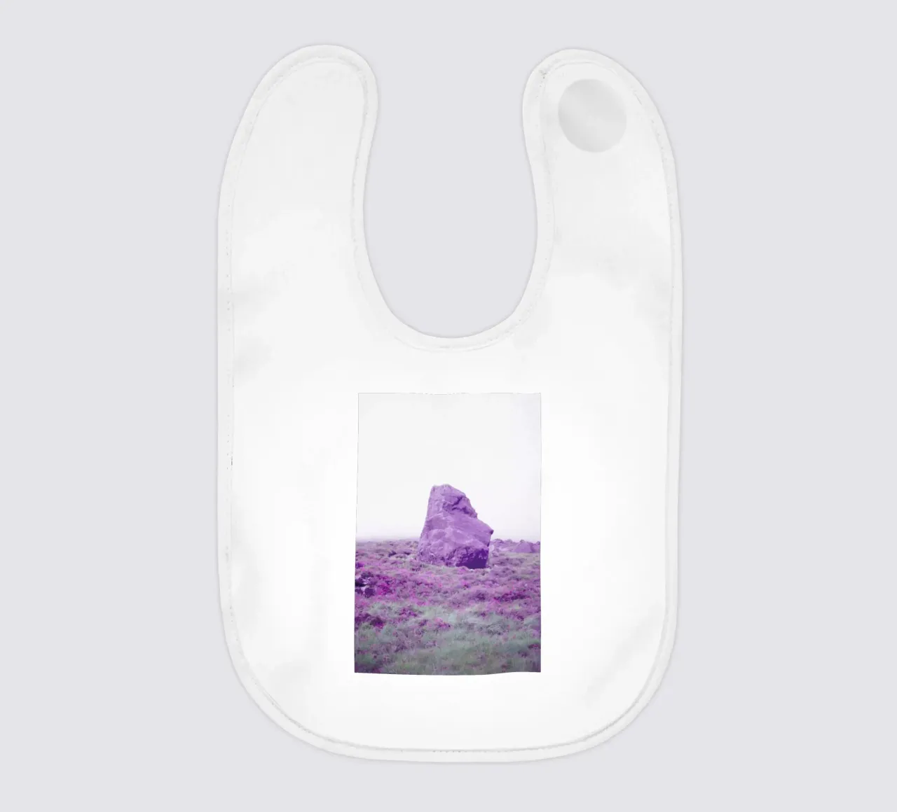 Up In The Fog baby bib by Jan Luzar