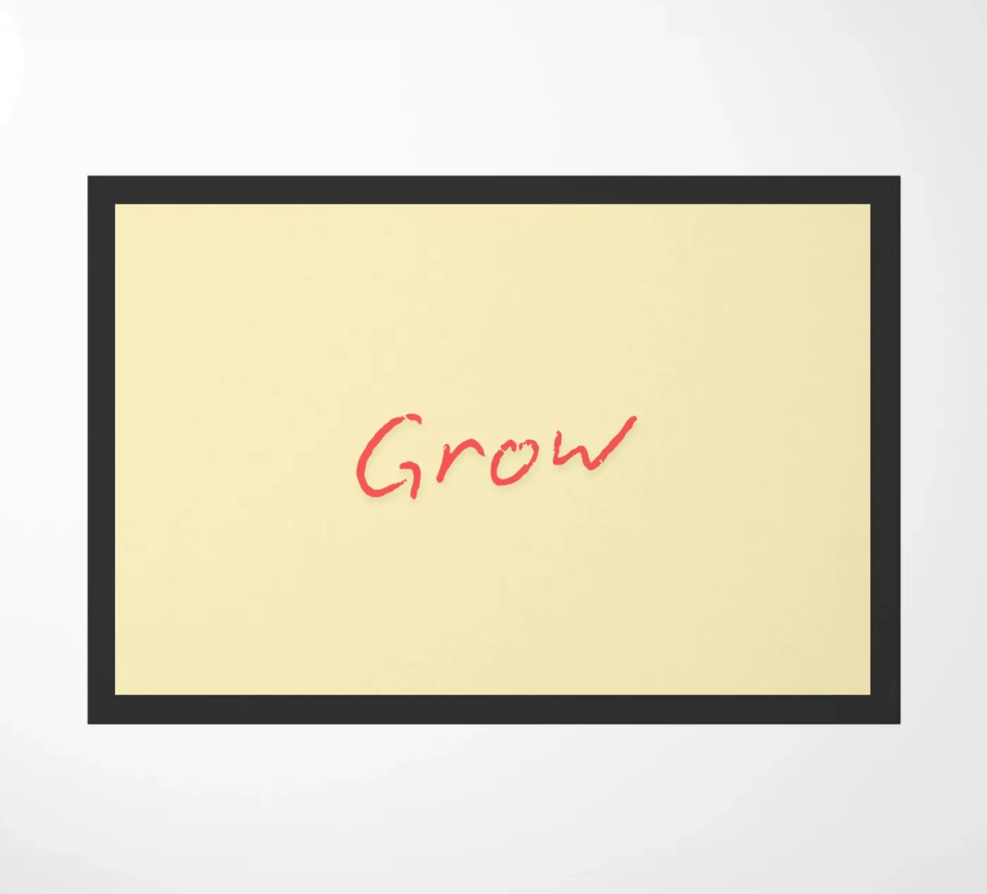 grow Fußmatte von Niki