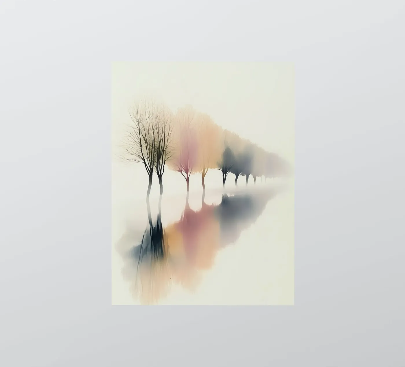 Tree Line Reflection sticker by Hazia