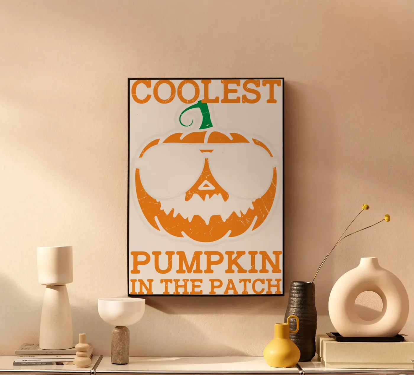 Coolest Pumpkin in the Patch Acryl-Glas von edsonramosart
