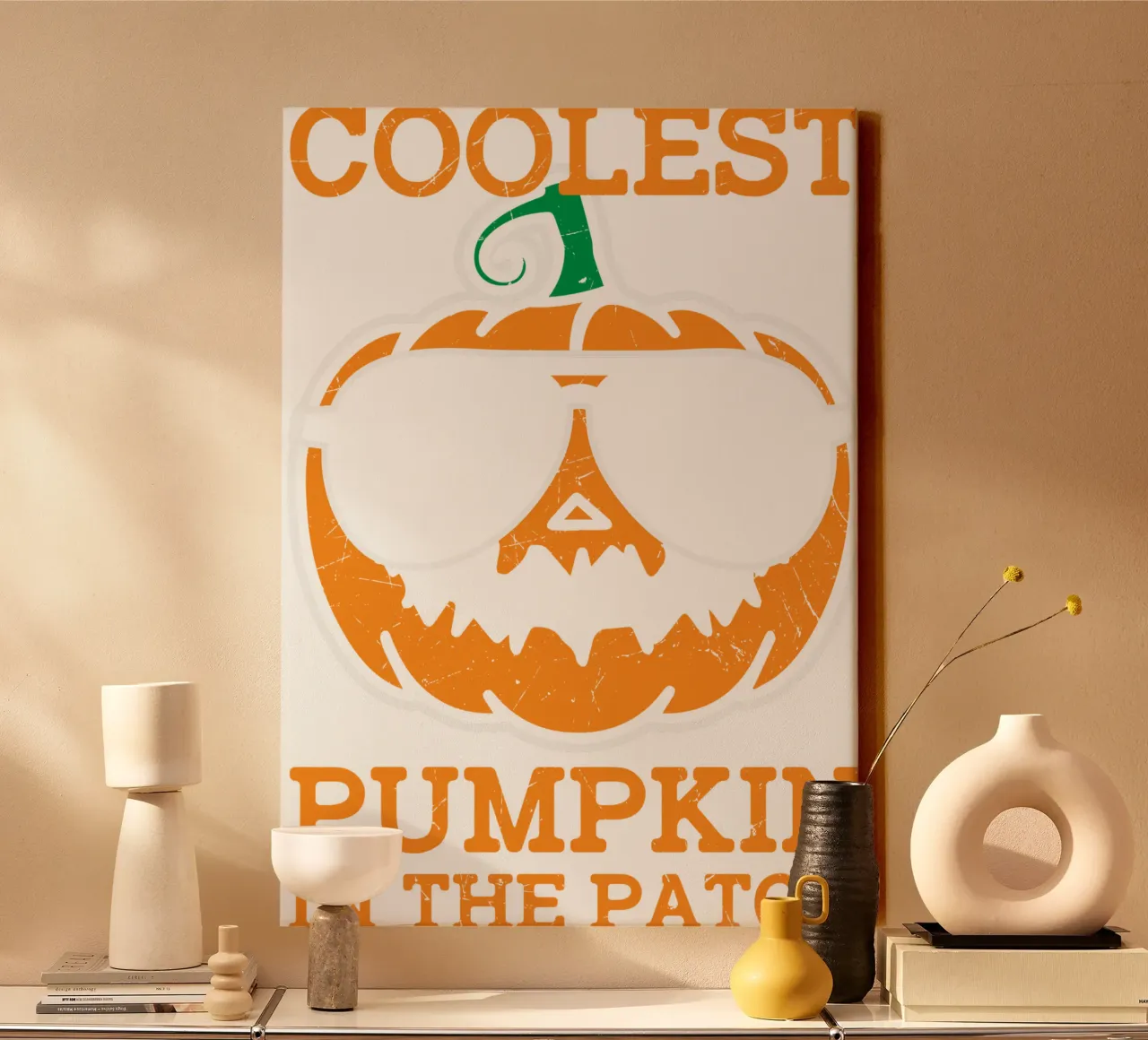 Coolest Pumpkin in the Patch tela da edsonramosart