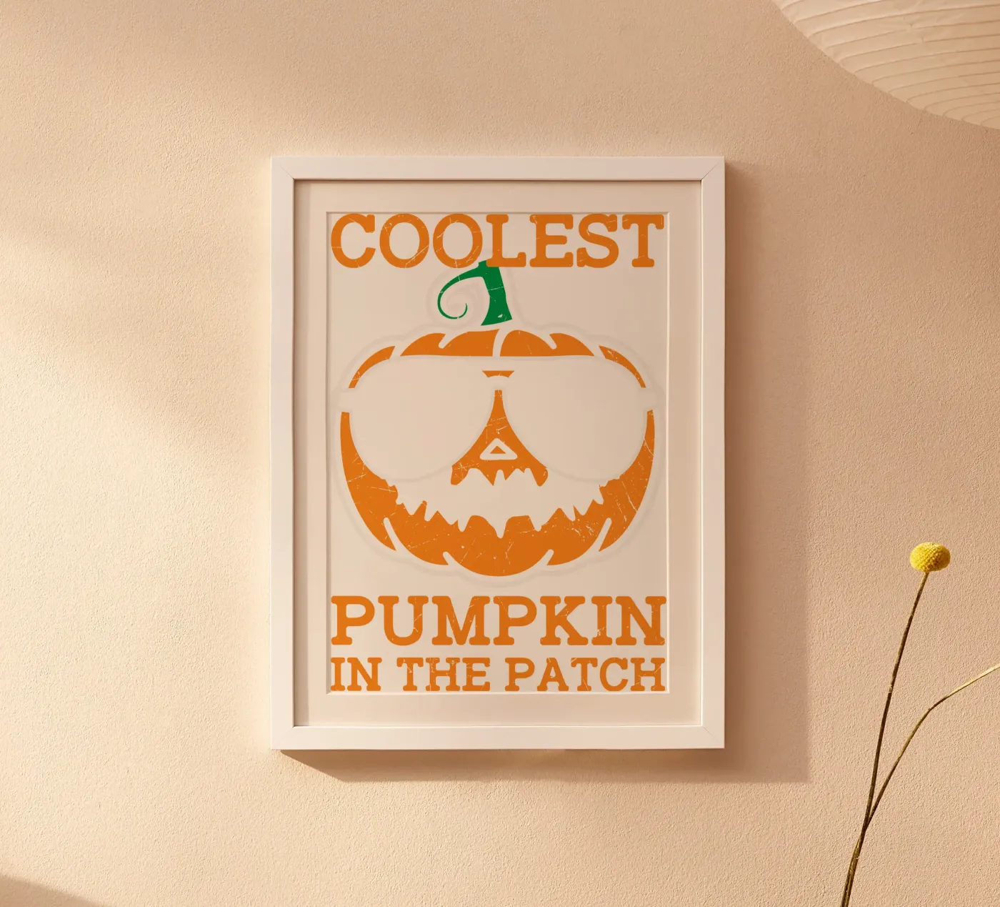 Coolest Pumpkin in the Patch poster van edsonramosart