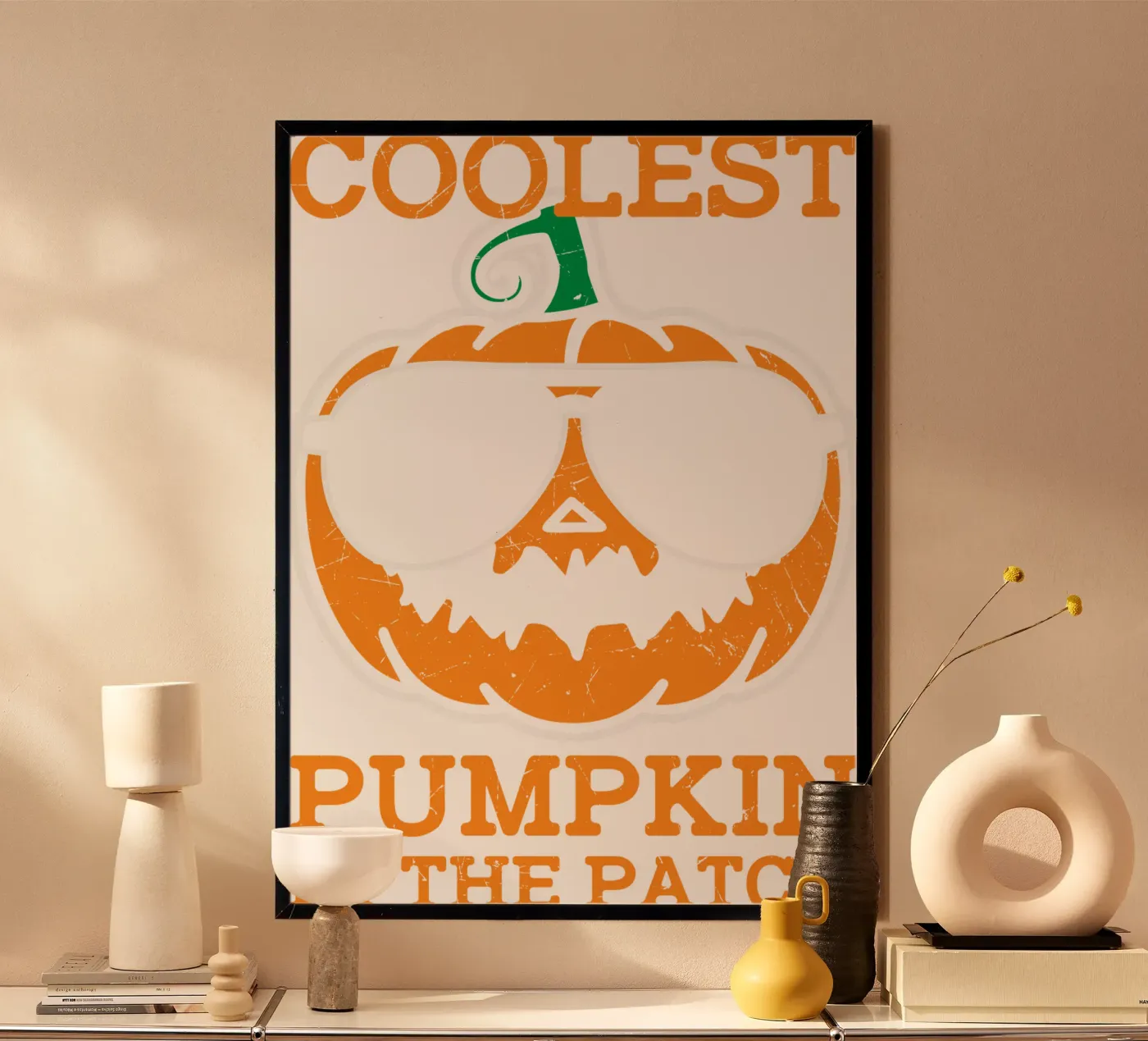 Coolest Pumpkin in the Patch poster van edsonramosart