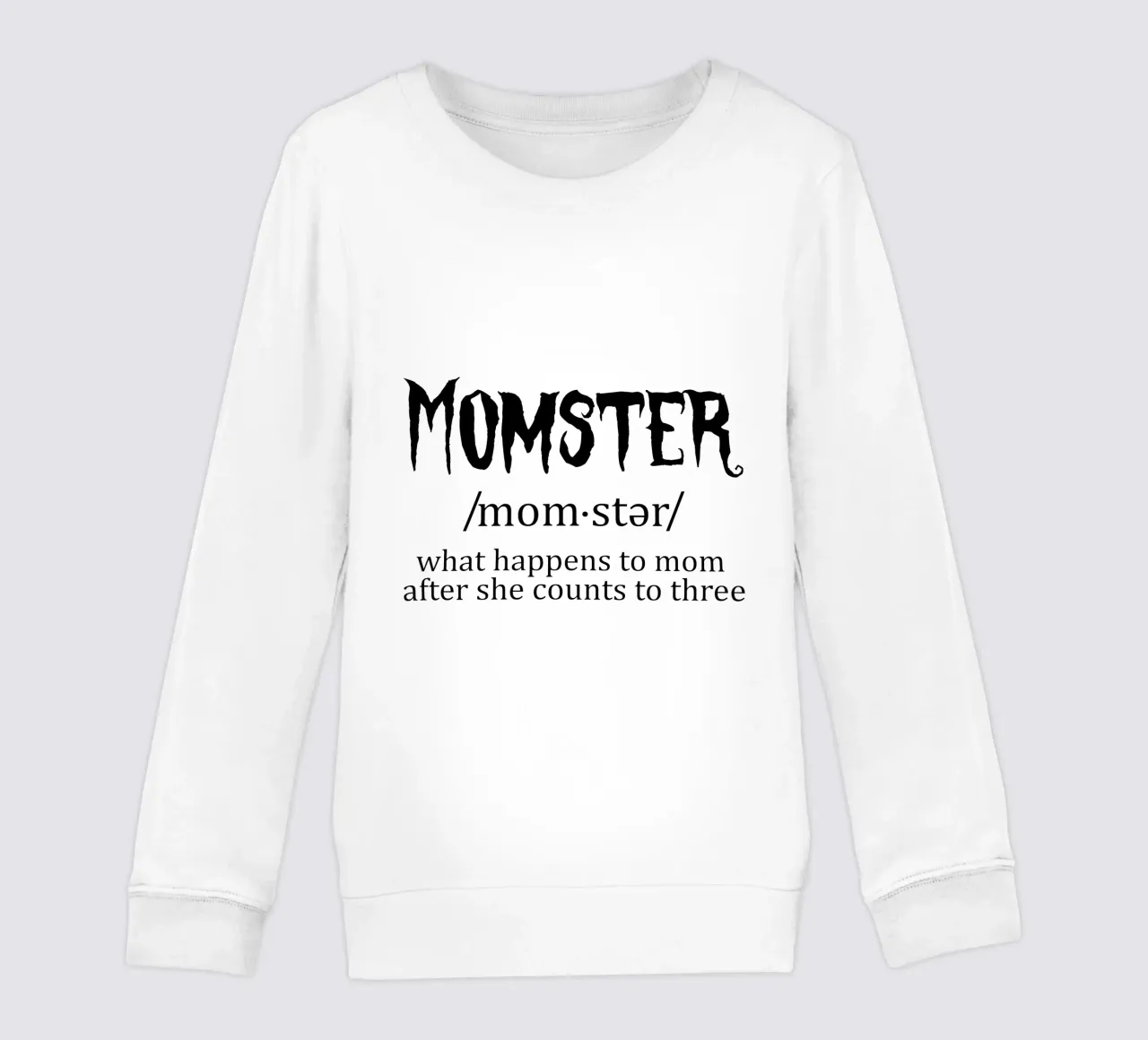 Momster definition felpa bambino da edsonramosart