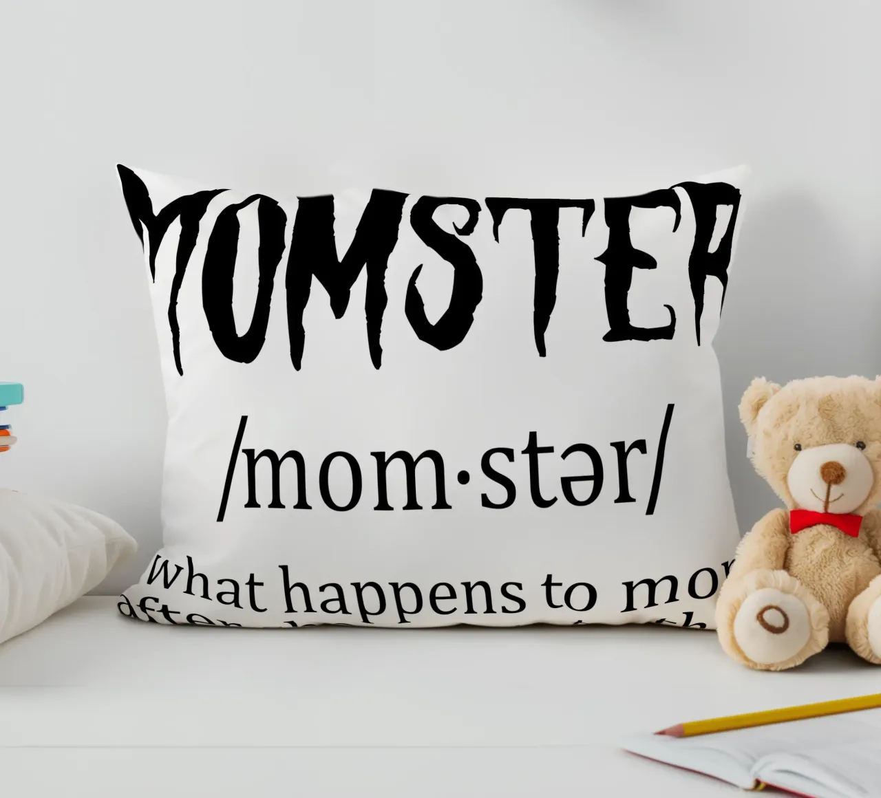Momster definition cuscino da edsonramosart