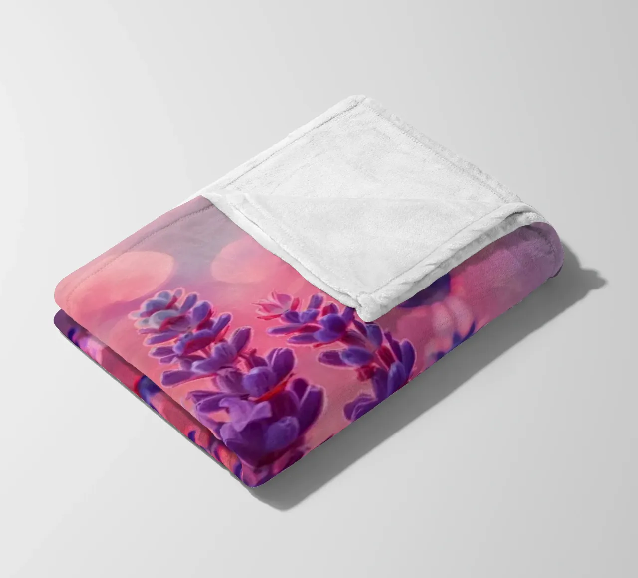 Lavender In Pink Light coperta in pile da treechild