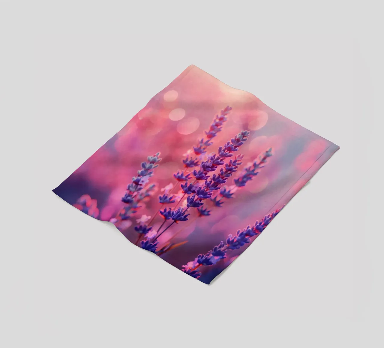 Lavender In Pink Light coperta in pile da treechild