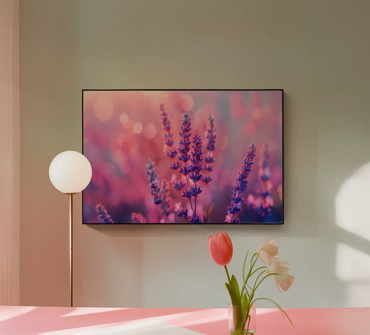 Lavender In Pink Light plexiglass da treechild