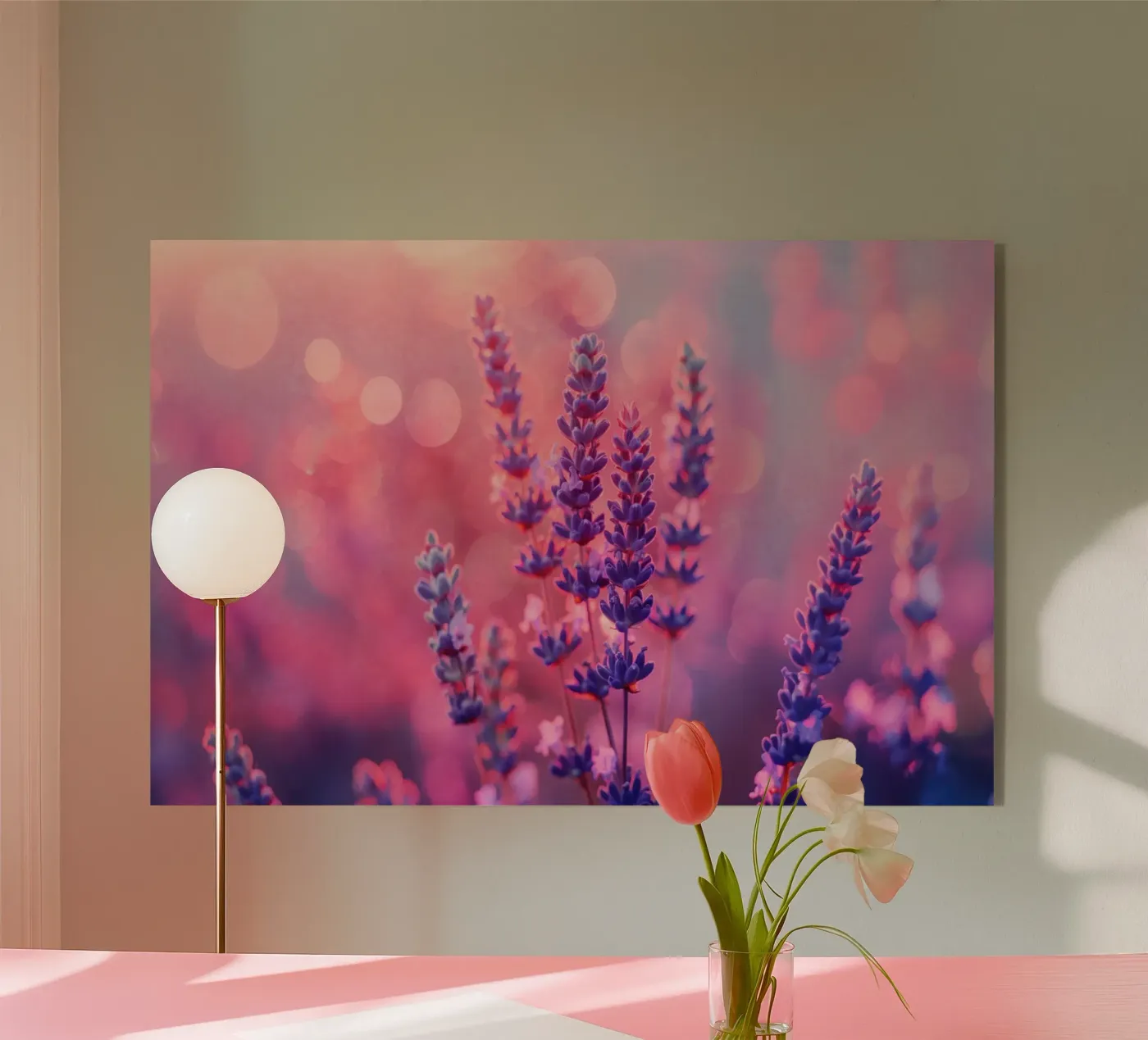 Lavender In Pink Light plexiglass da treechild