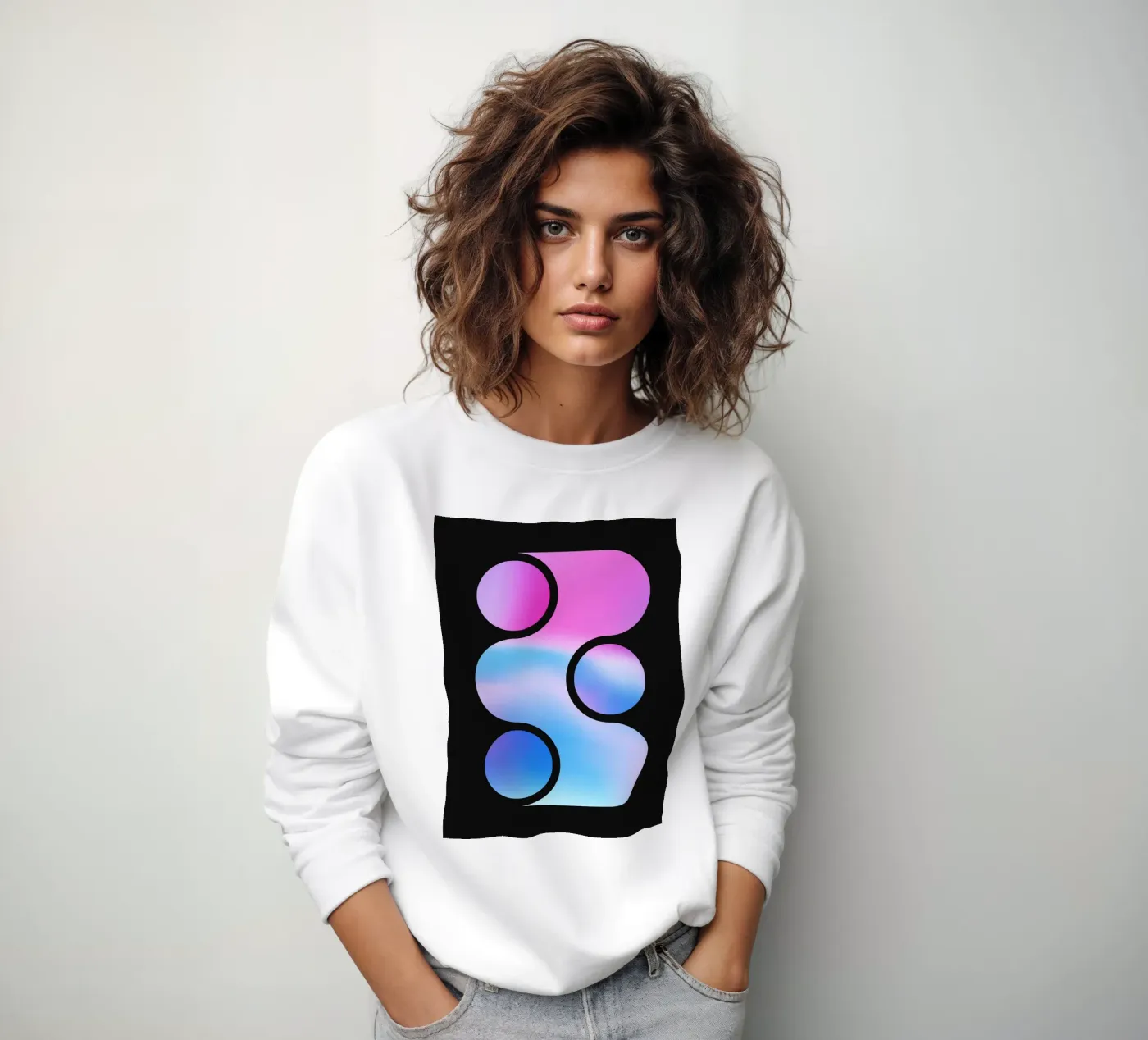 Gradient Shape • 1 felpa da color&shape
