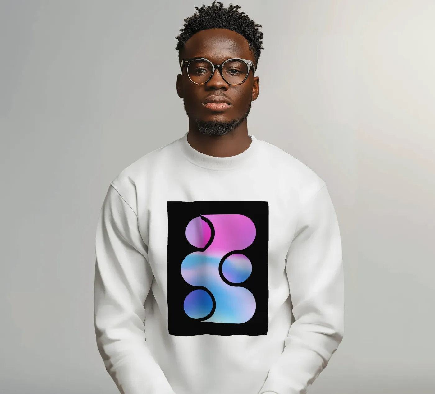 Gradient Shape • 1 felpa da color&shape
