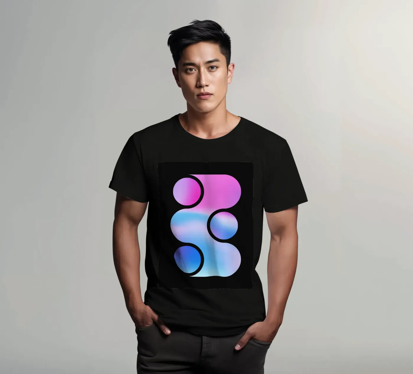 Gradient Shape • 1 t-shirt da color&shape