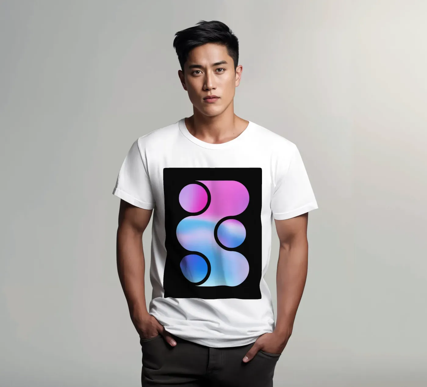 Gradient Shape • 1 t-shirt da color&shape