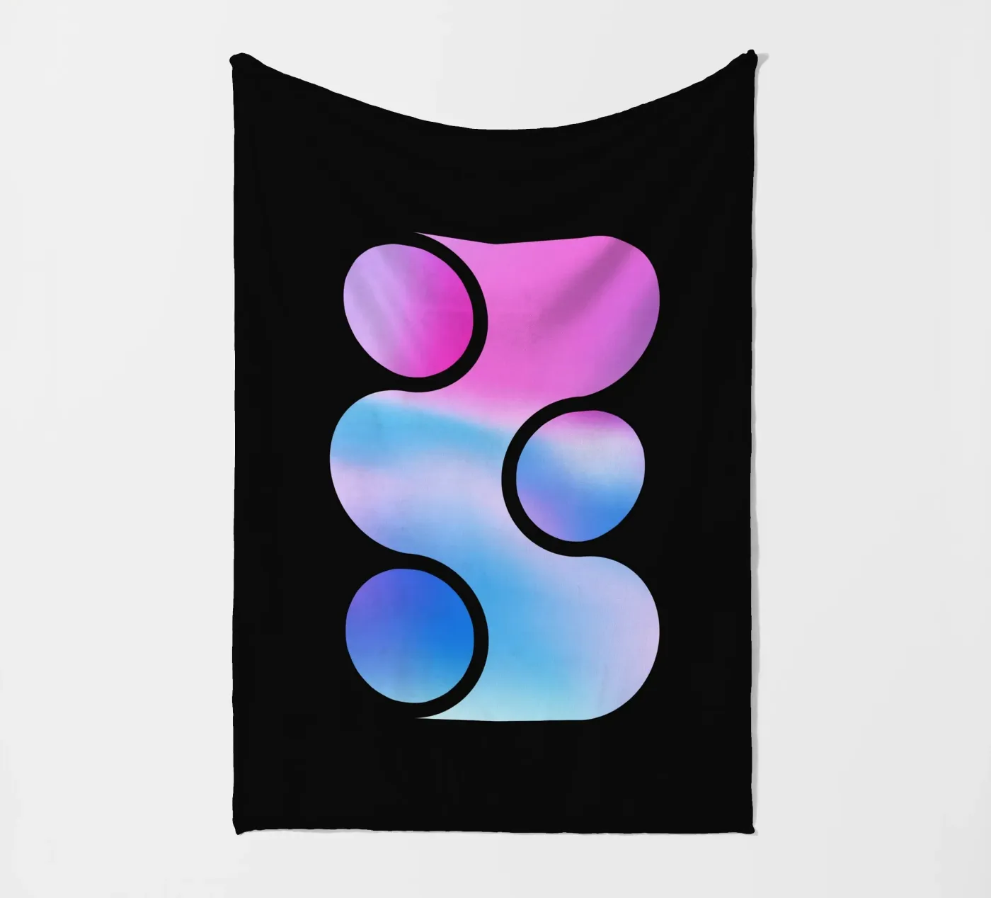 Gradient Shape • 1 Fleecedecke von color&shape