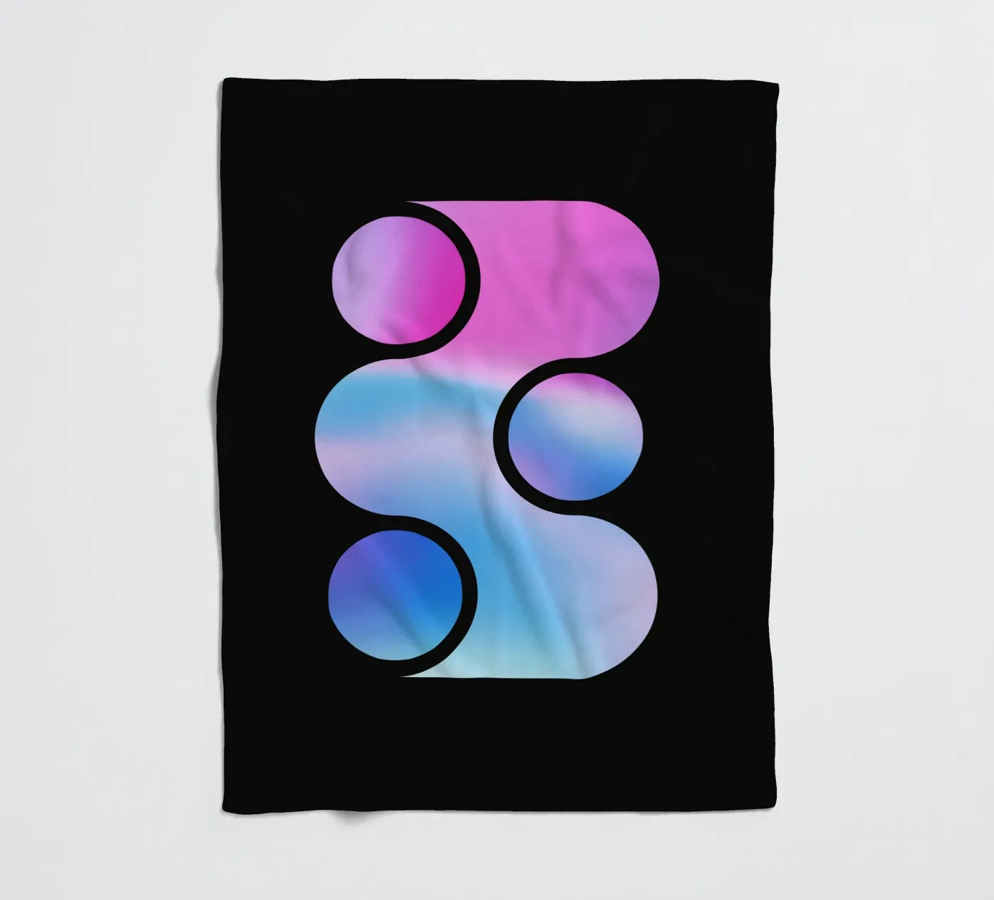 Gradient Shape • 1 Fleecedecke von color&shape