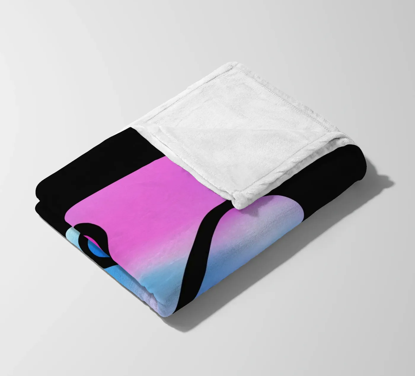 Gradient Shape • 1 Fleecedecke von color&shape