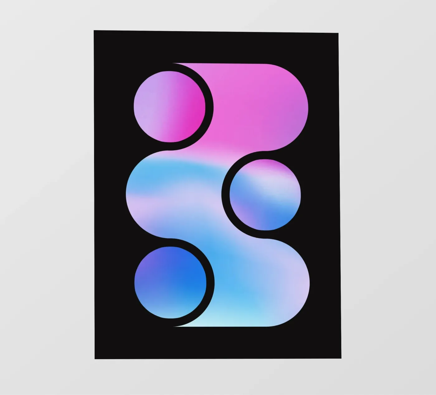 Gradient Shape • 1 backlit folie van color&shape